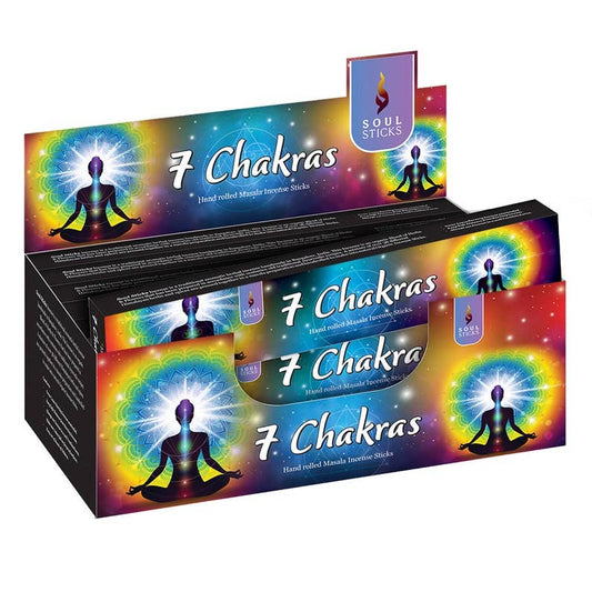 7 Chakras Masala Incense Sticks