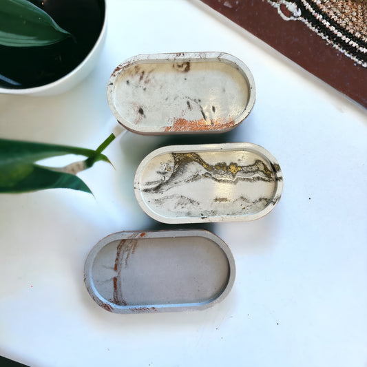Oval Concrete Tray