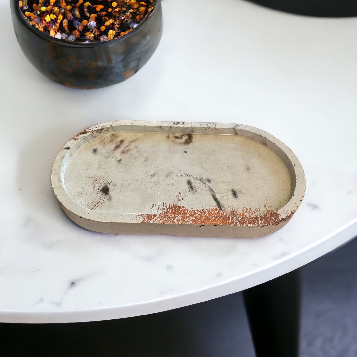 Oval Concrete Tray