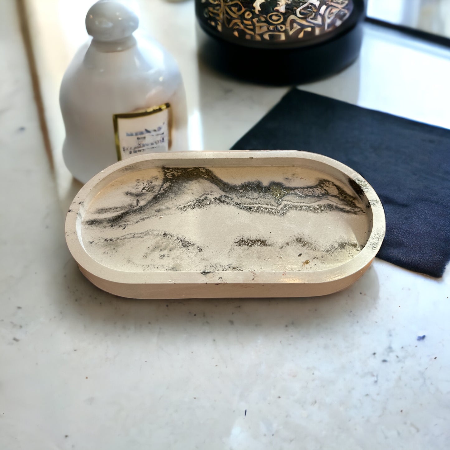 Oval Concrete Tray