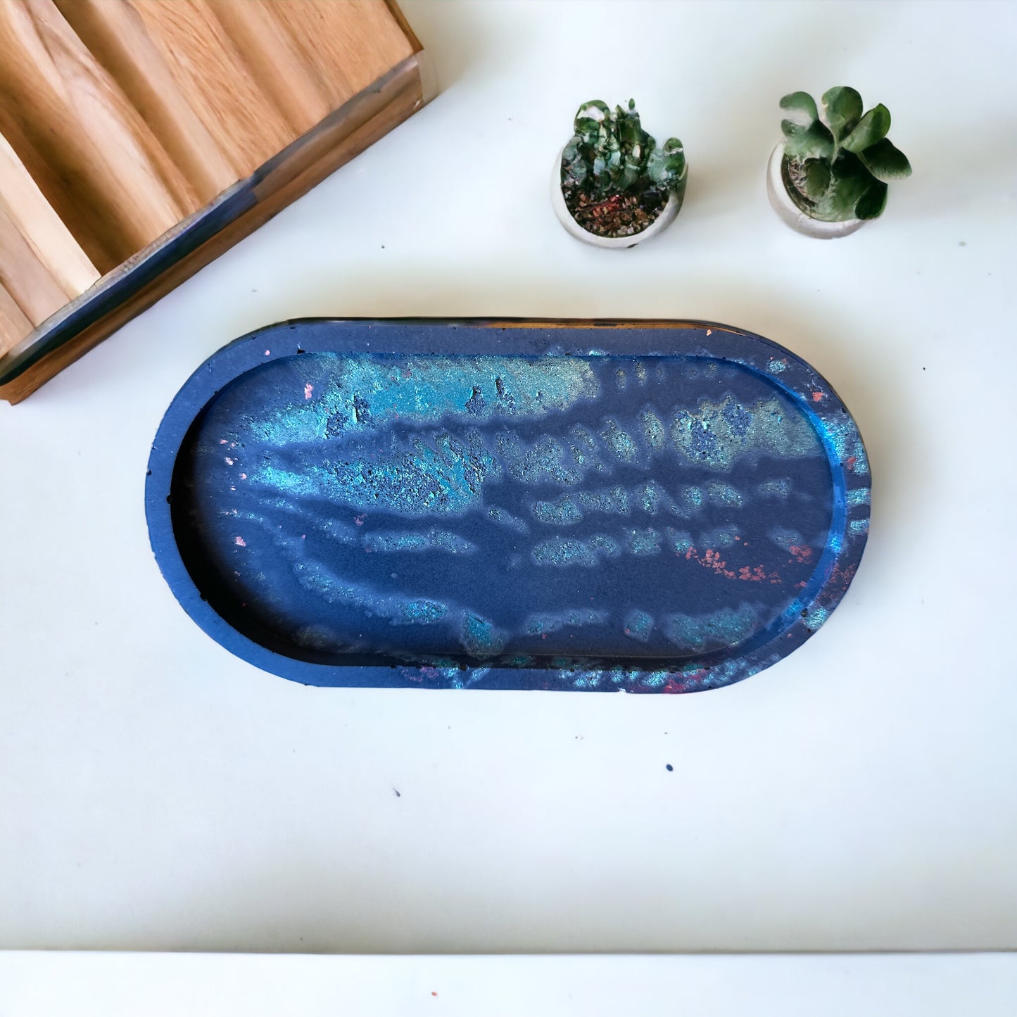Oval Concrete Tray
