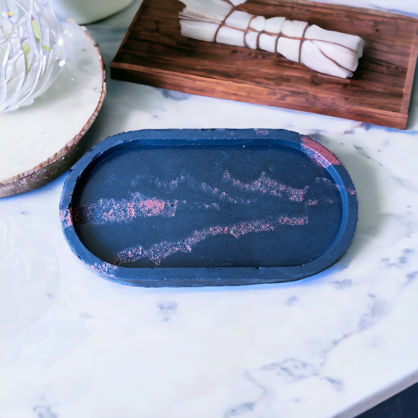 Oval Concrete Tray